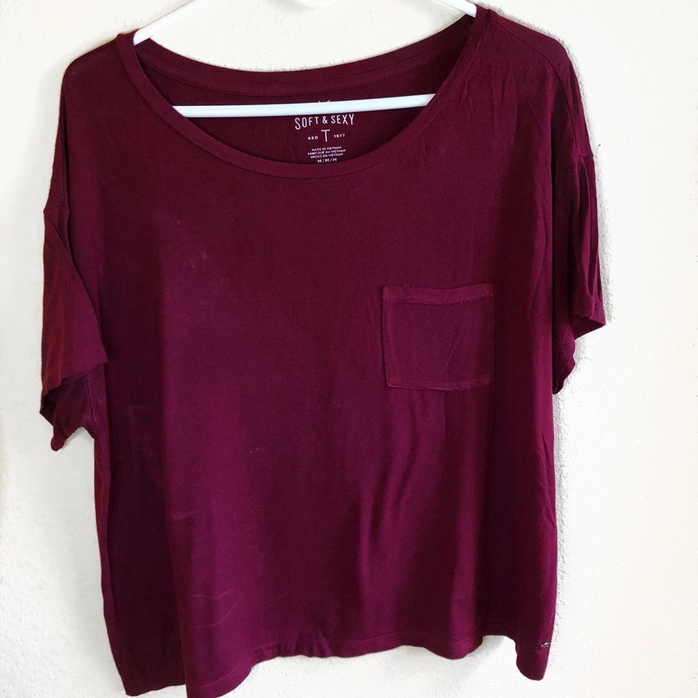Maroon Super Soft T Shirt
